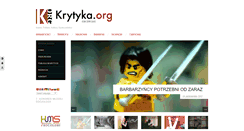 Desktop Screenshot of krytyka.org