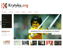 Tablet Screenshot of krytyka.org
